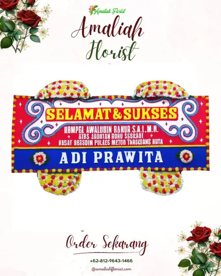 Papan Bunga Ucapan Selamat Pondok Benda