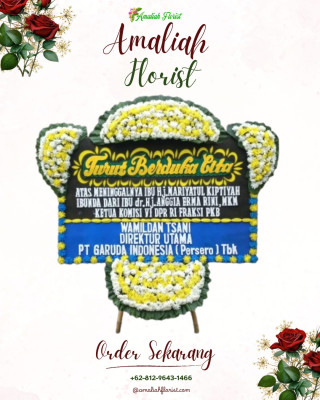 Papan Bunga Duka di Pondok Benda